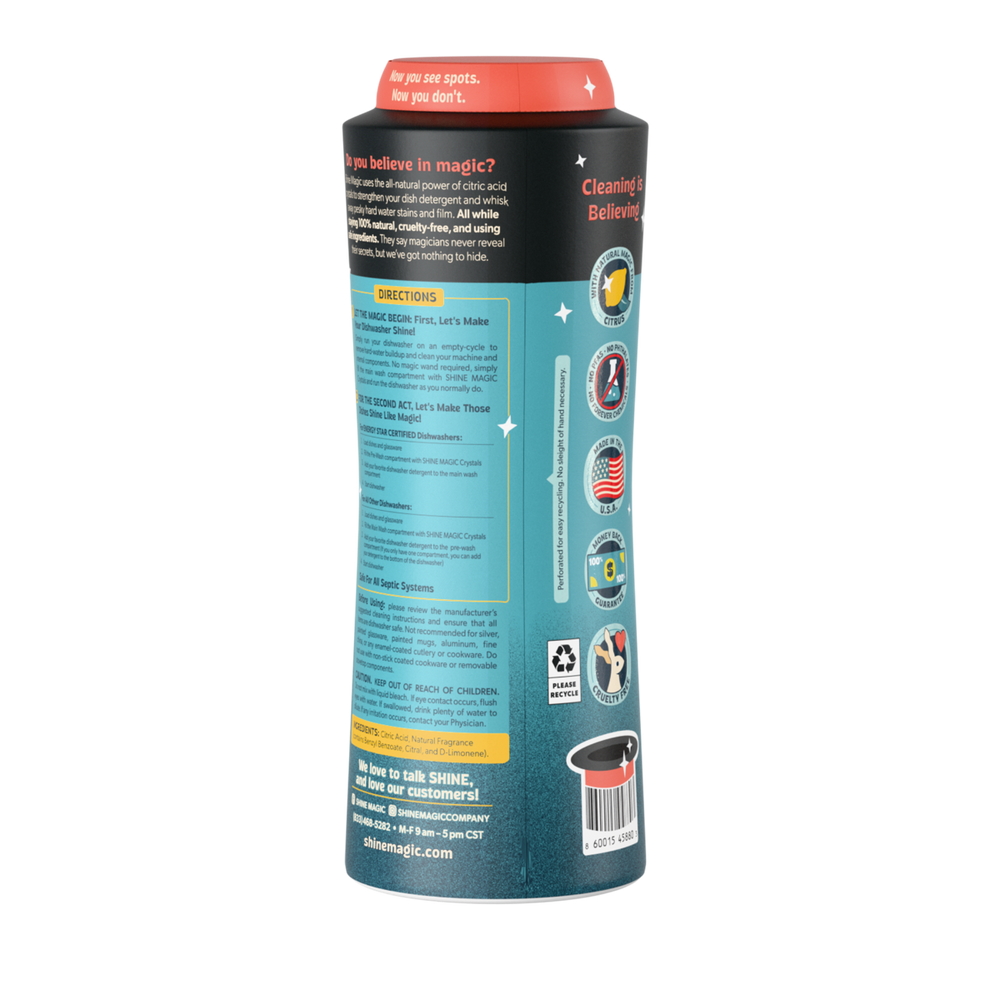 Hard Water Dishwasher Rinse Aid Booster