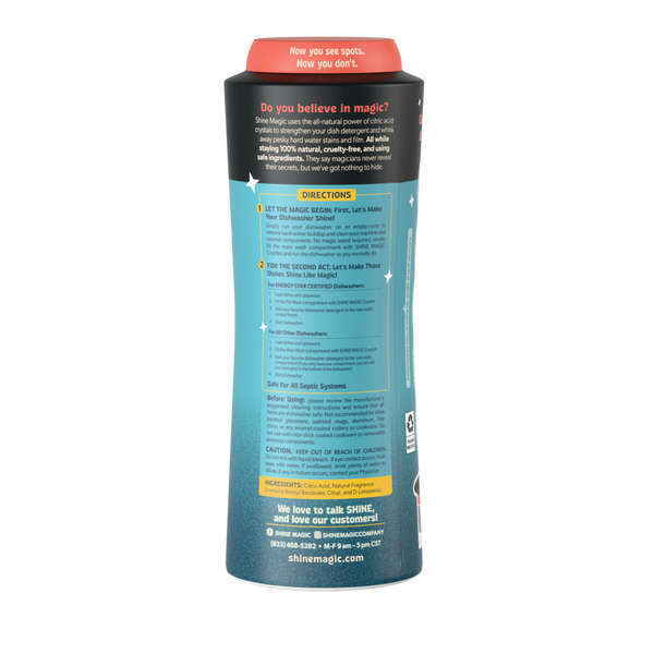 Hard Water Dishwasher Rinse Aid Booster